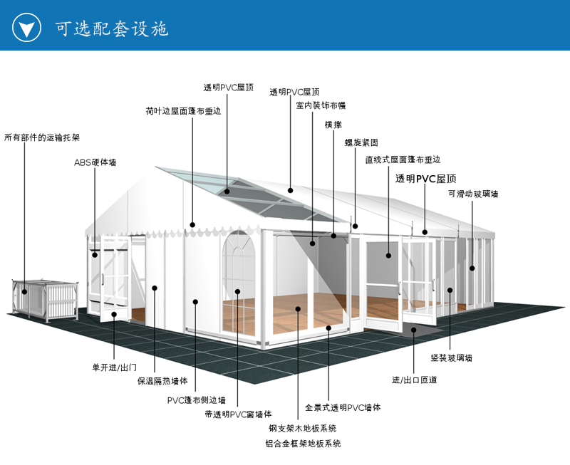 小型多邊形篷房，小型篷房，多邊形篷房，尖頂篷房，篷房定制