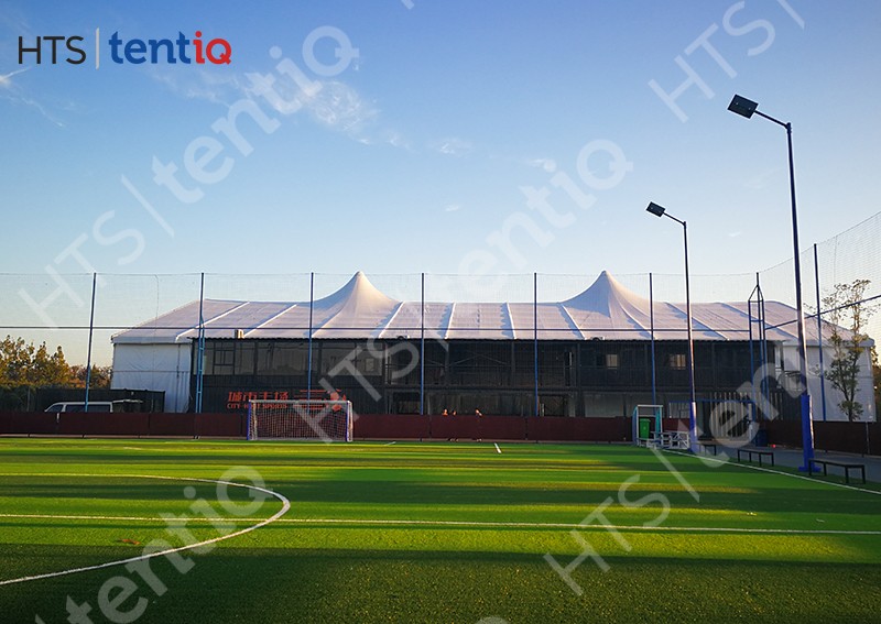 足球場大棚全方位解決方案，滿足項目全年任何季節(jié)均可順利進行