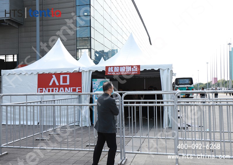 疫情當(dāng)前，華燁鋁合金篷房助力防控行動(dòng)！