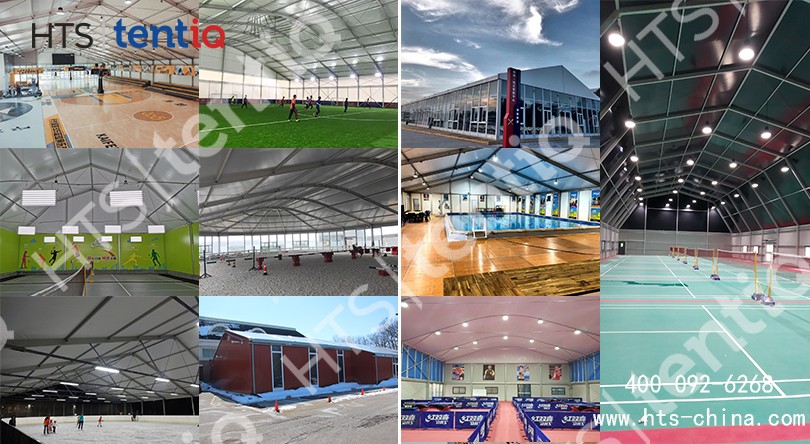 戶外篷房籃球館能夠迅速提升體育場(chǎng)館數(shù)量，解決運(yùn)動(dòng)健身需求