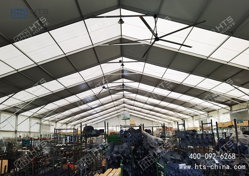 可重復拆卸的鋁合金倉庫篷房完美解決企業(yè) “燃眉之急”