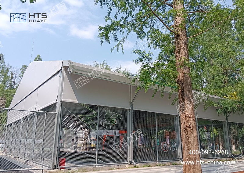 華燁建筑科技以專業(yè)鋁合金篷房解決方案，破解匹克球場地瓶頸